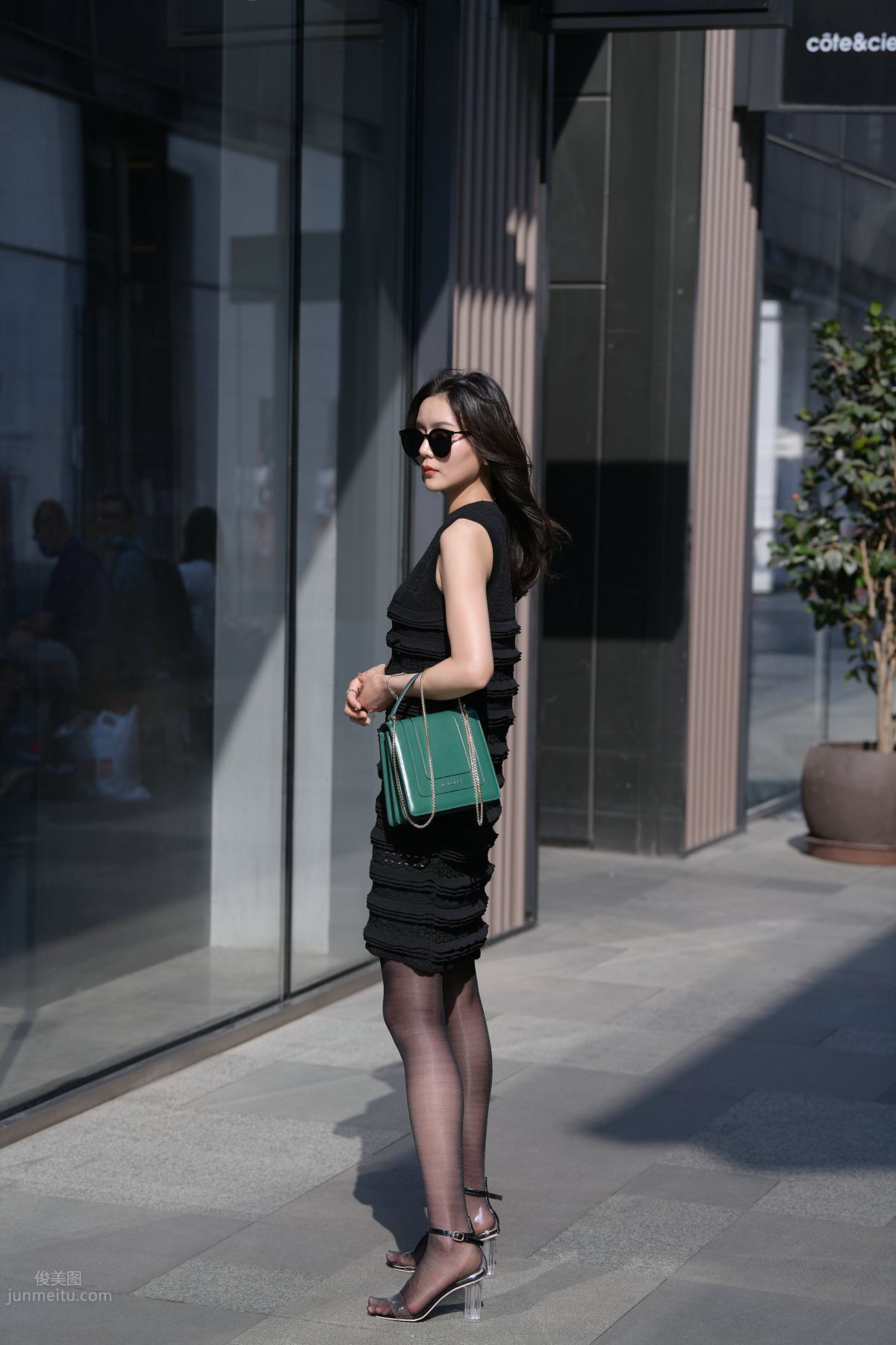 [Mojing Street] 145 Sexy Charming Black Dress Young Lady photo 17