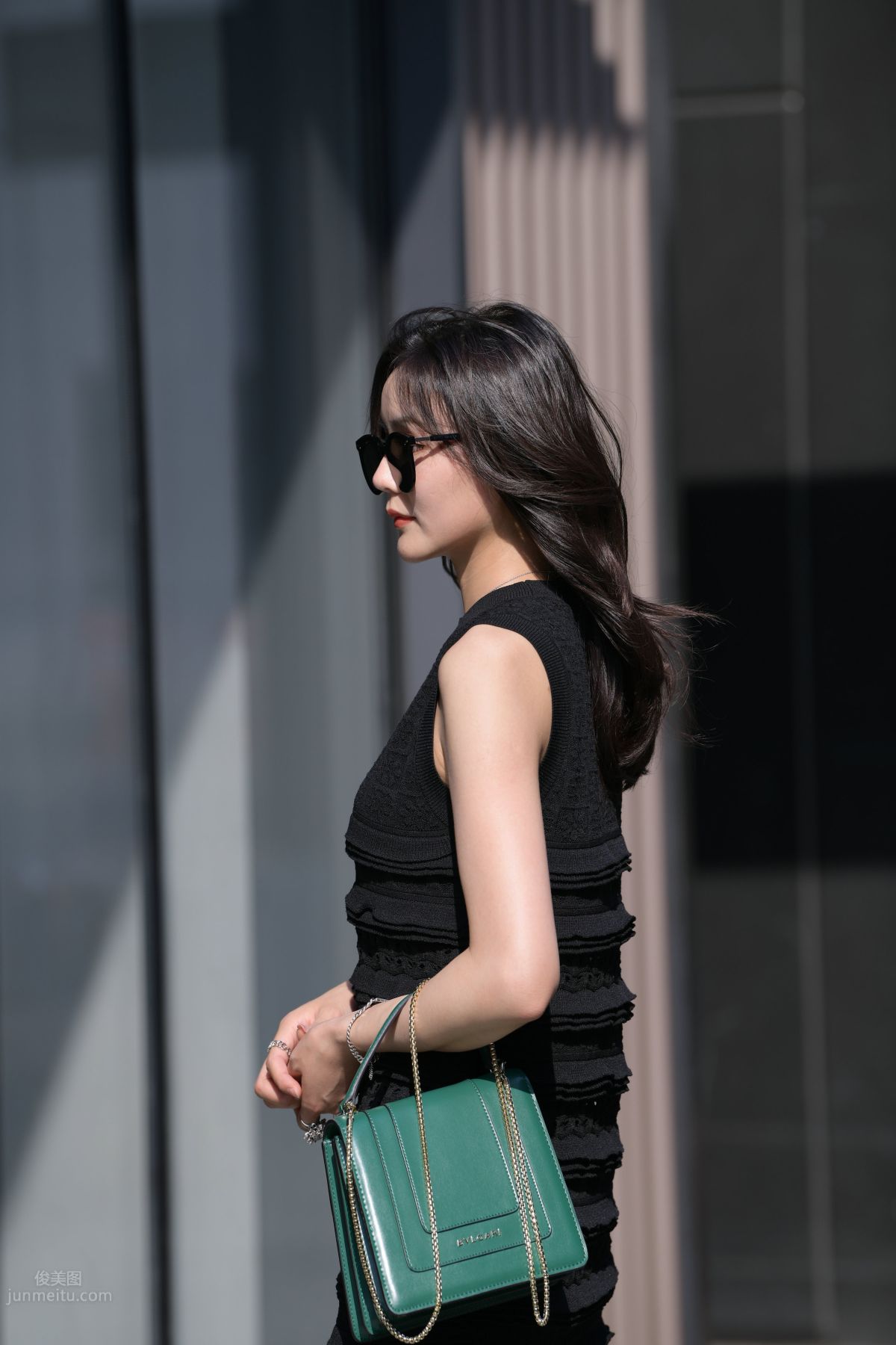 [Mojing Street] 145 Sexy Charming Black Dress Young Lady photo 18