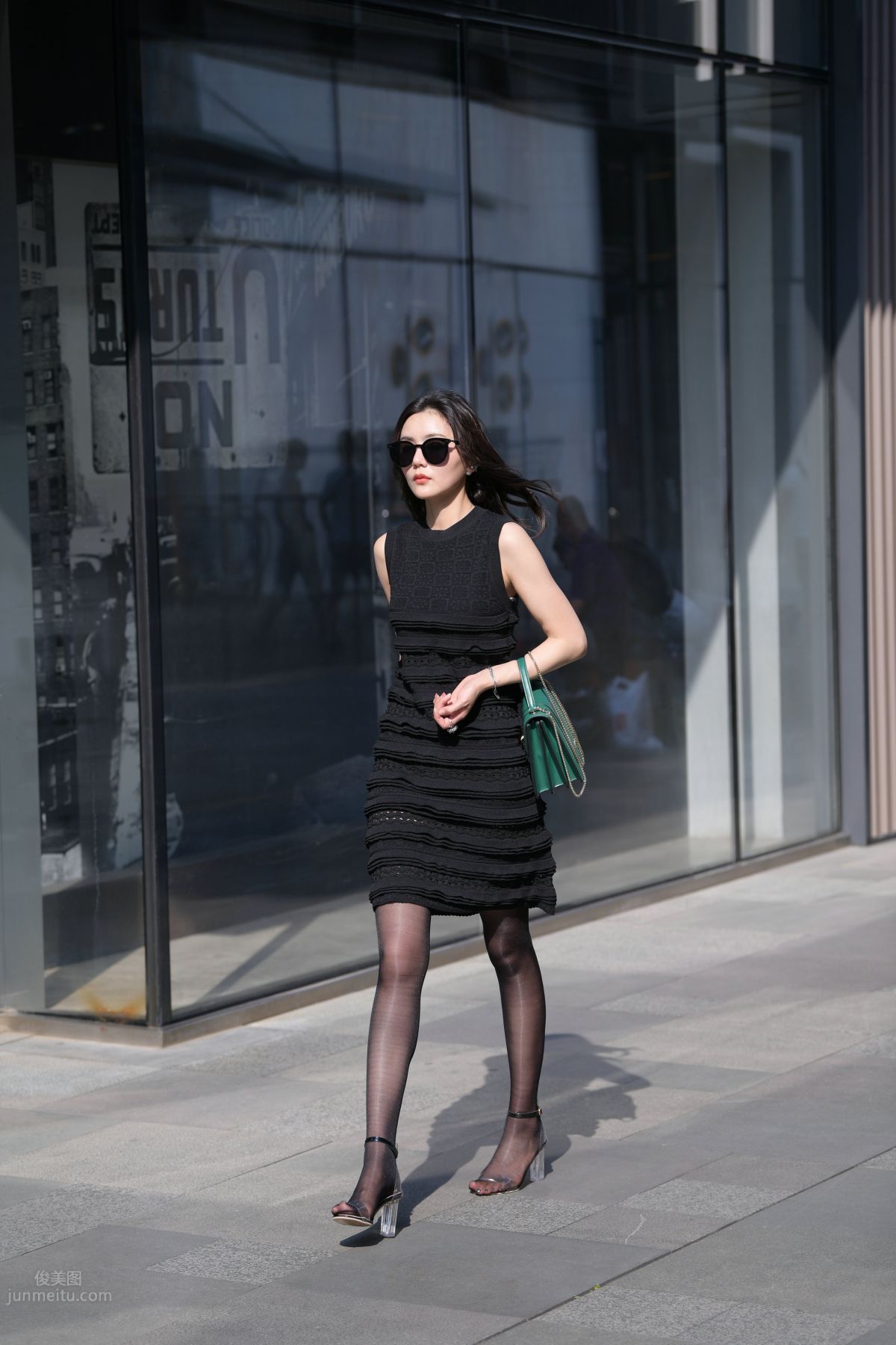 [Mojing Street] 145 Sexy Charming Black Dress Young Lady photo 23