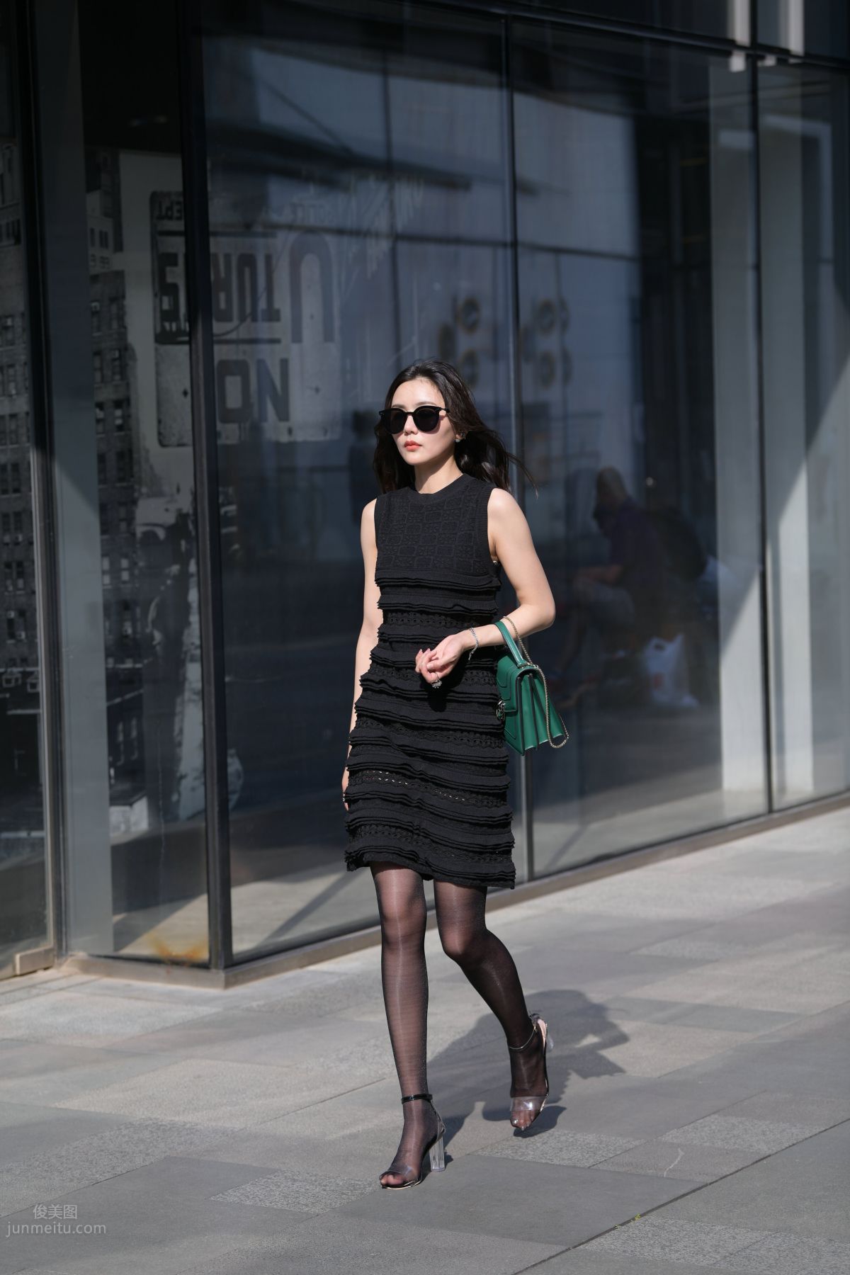 [Mojing Street] 145 Sexy Charming Black Dress Young Lady photo 24