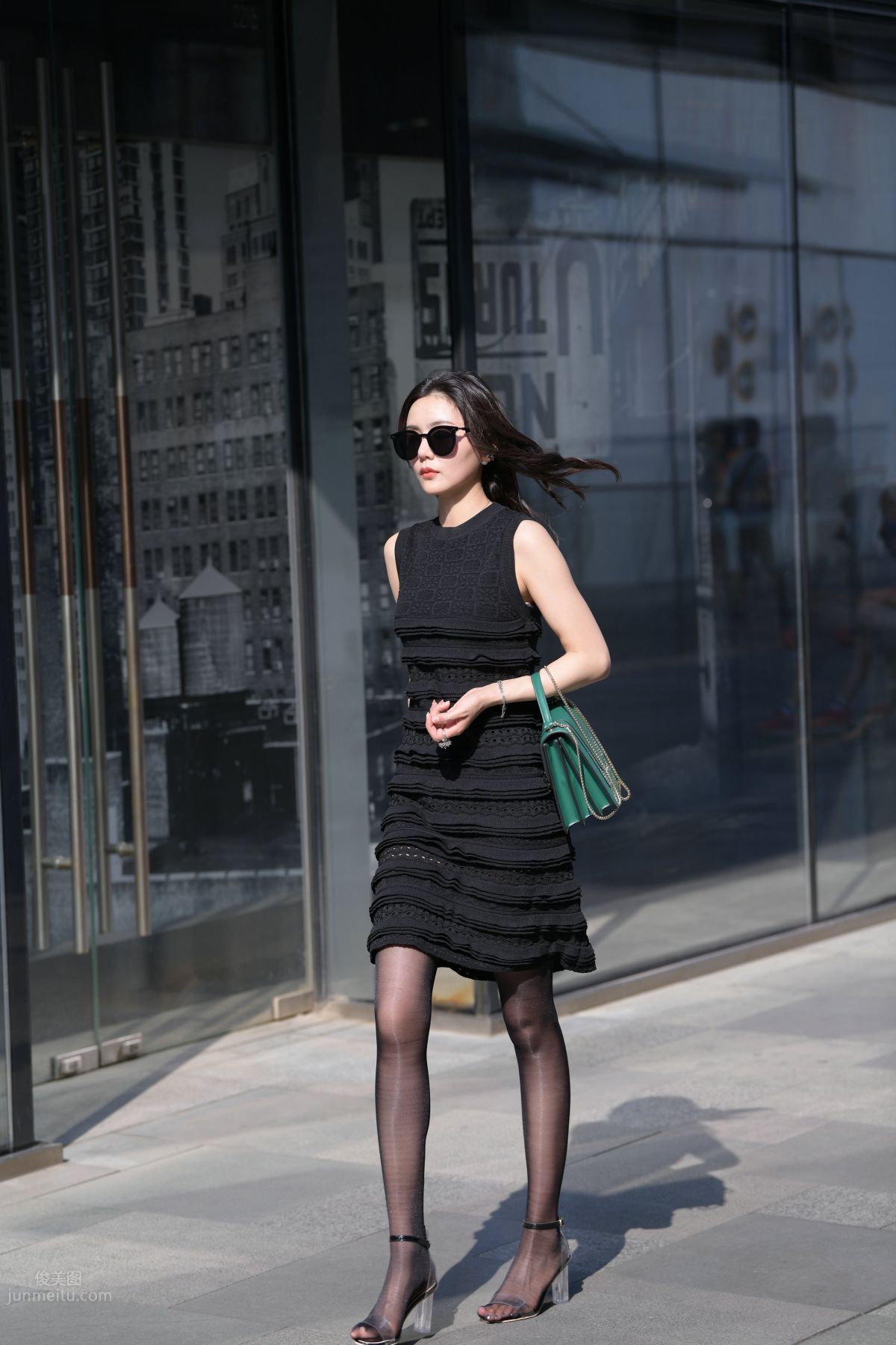 [Mojing Street] 145 Sexy Charming Black Dress Young Lady photo 25