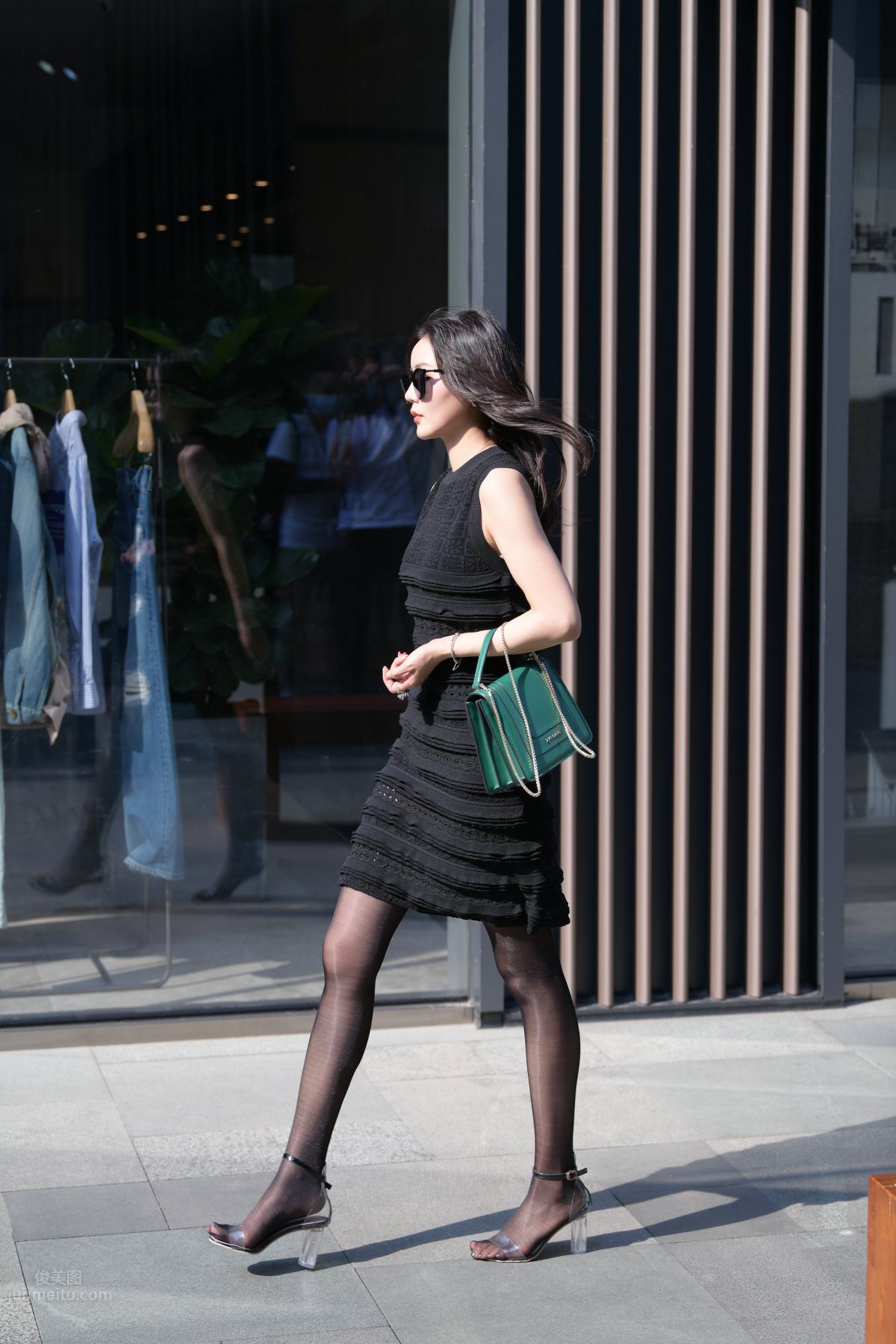 [Mojing Street] 145 Sexy Charming Black Dress Young Lady photo 26