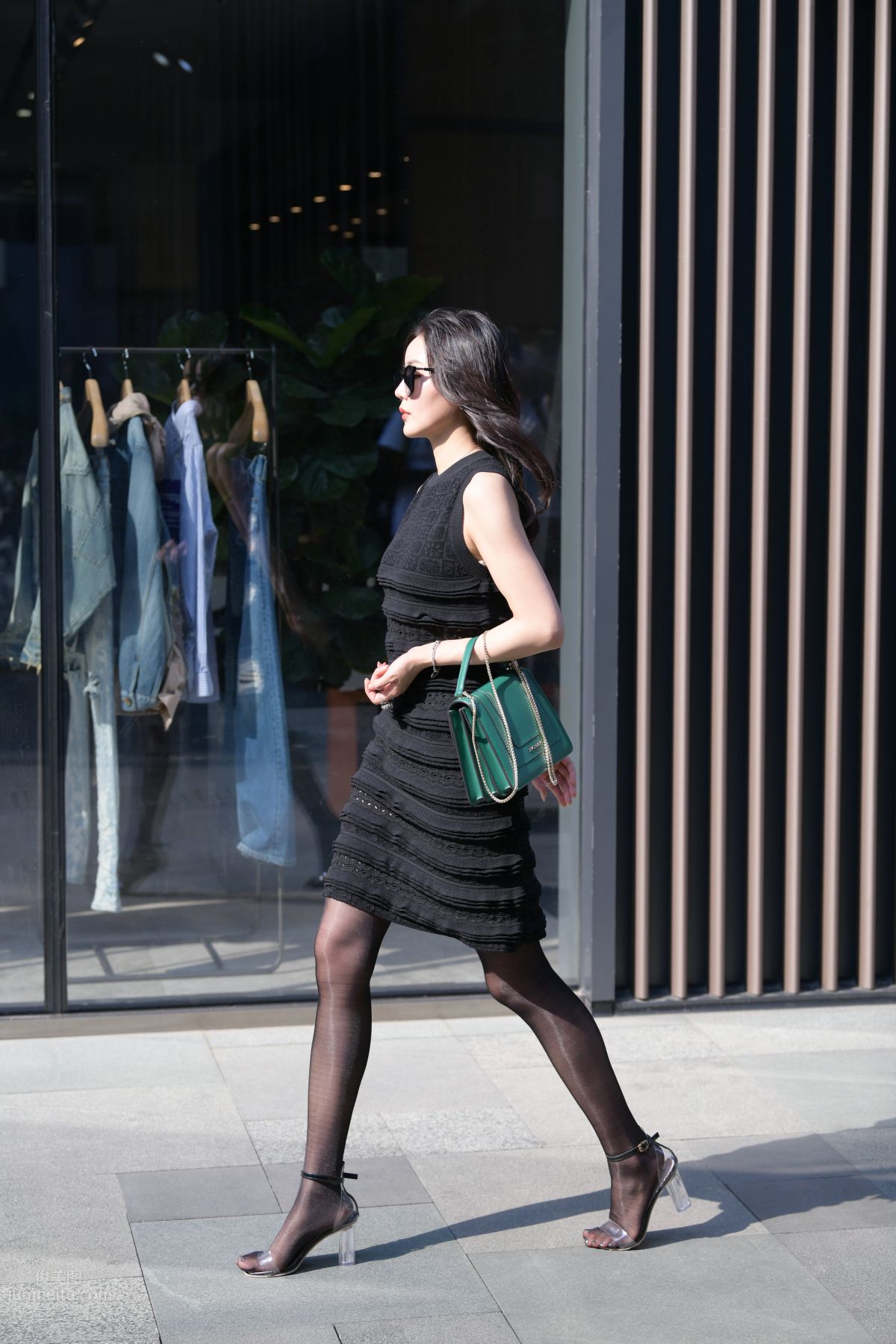[Mojing Street] 145 Sexy Charming Black Dress Young Lady photo 27