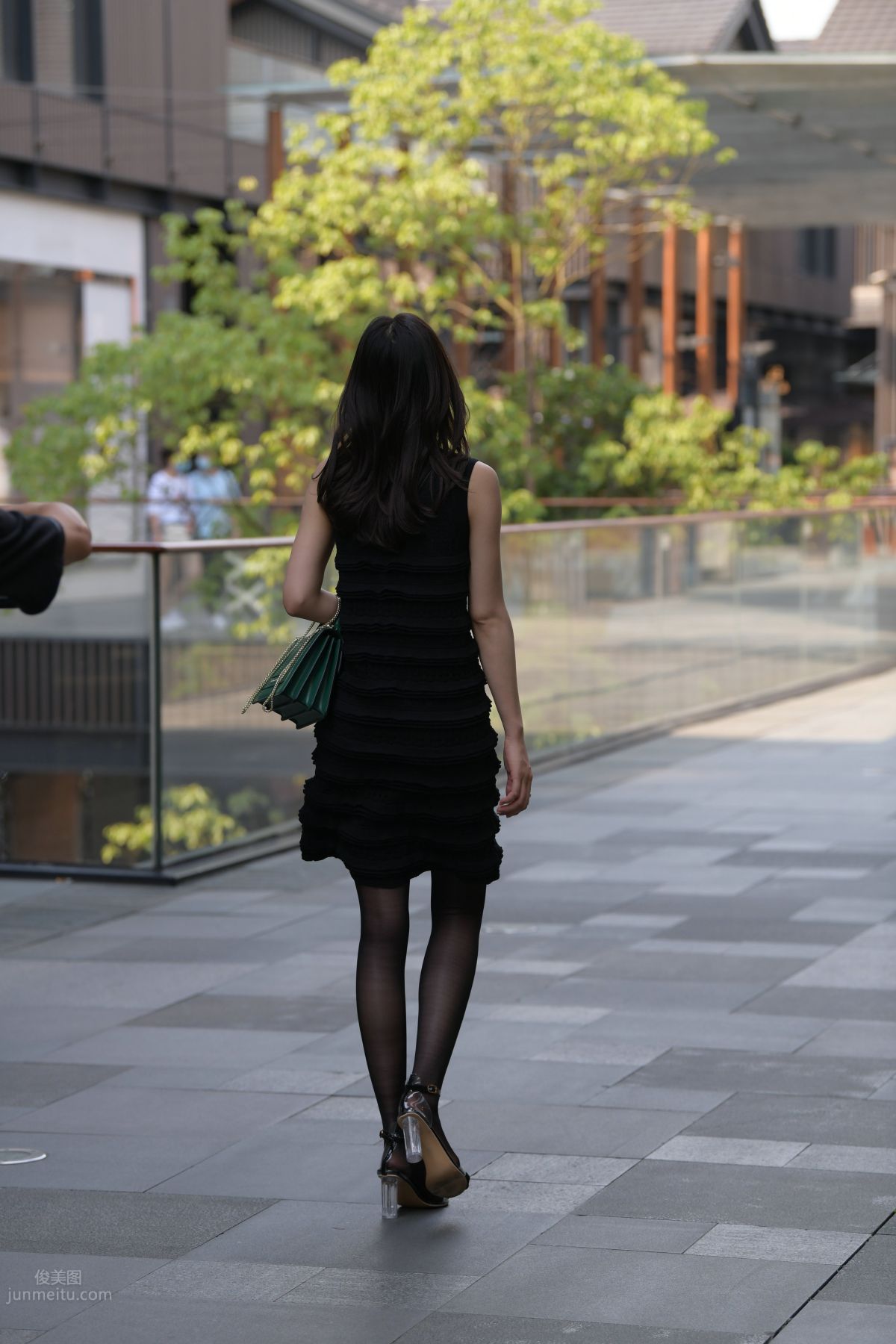 [Mojing Street] 145 Sexy Charming Black Dress Young Lady photo 42