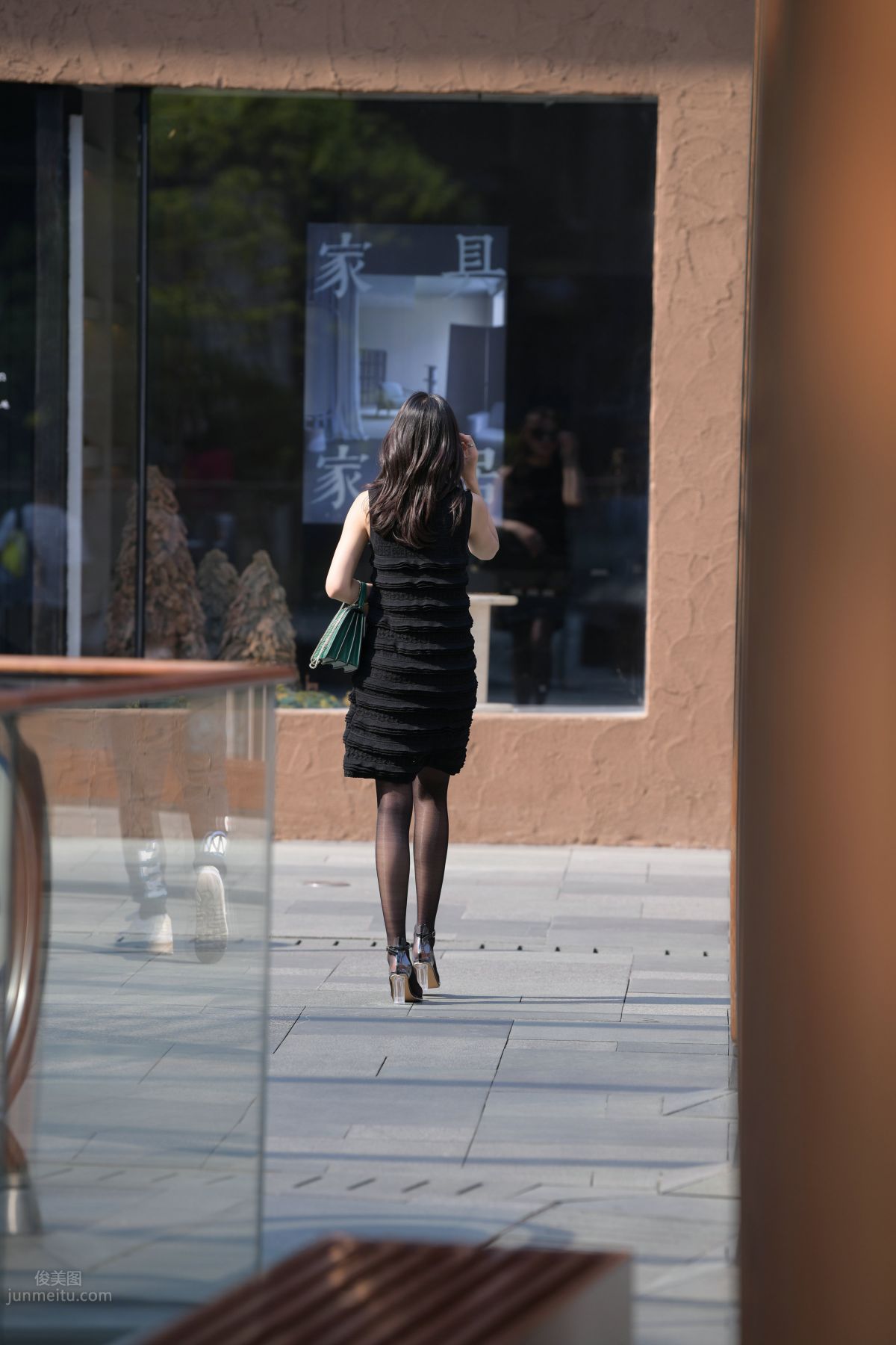 [Mojing Street] 145 Sexy Charming Black Dress Young Lady photo 53