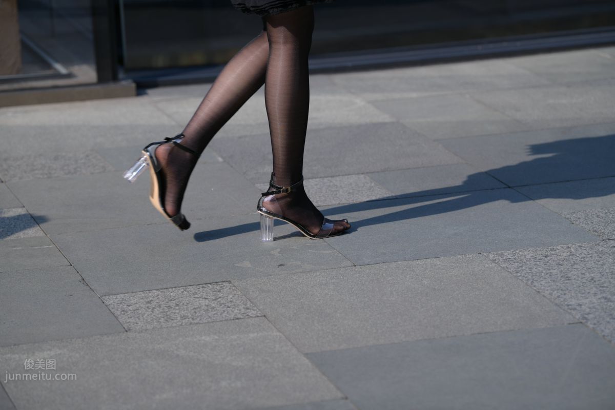 [Mojing Street] 145 Sexy Charming Black Dress Young Lady photo 93