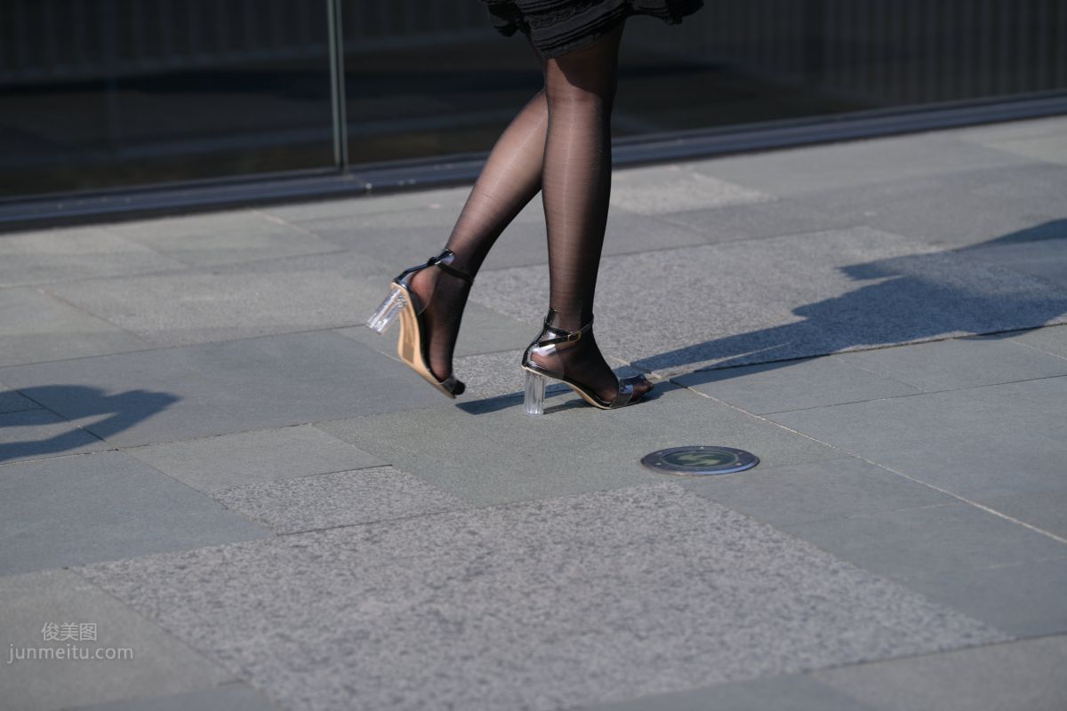 [Mojing Street] 145 Sexy Charming Black Dress Young Lady photo 94